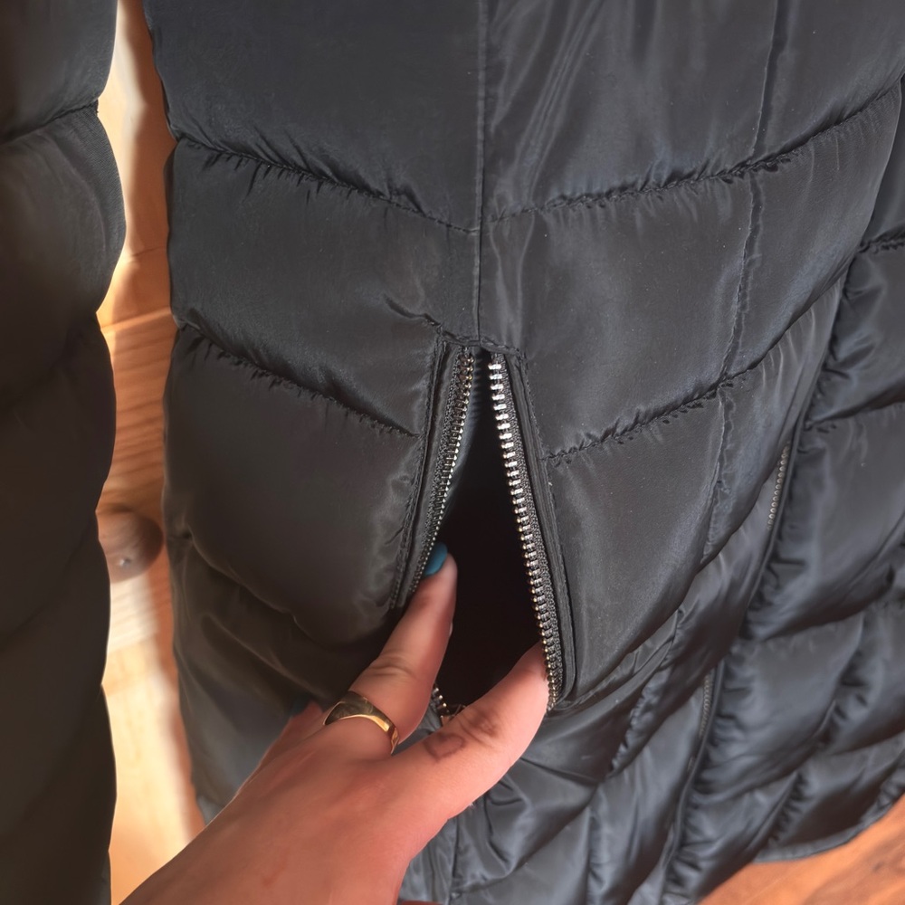 Calvin Klein Black Puffer Jacket - Picture 4 of 12